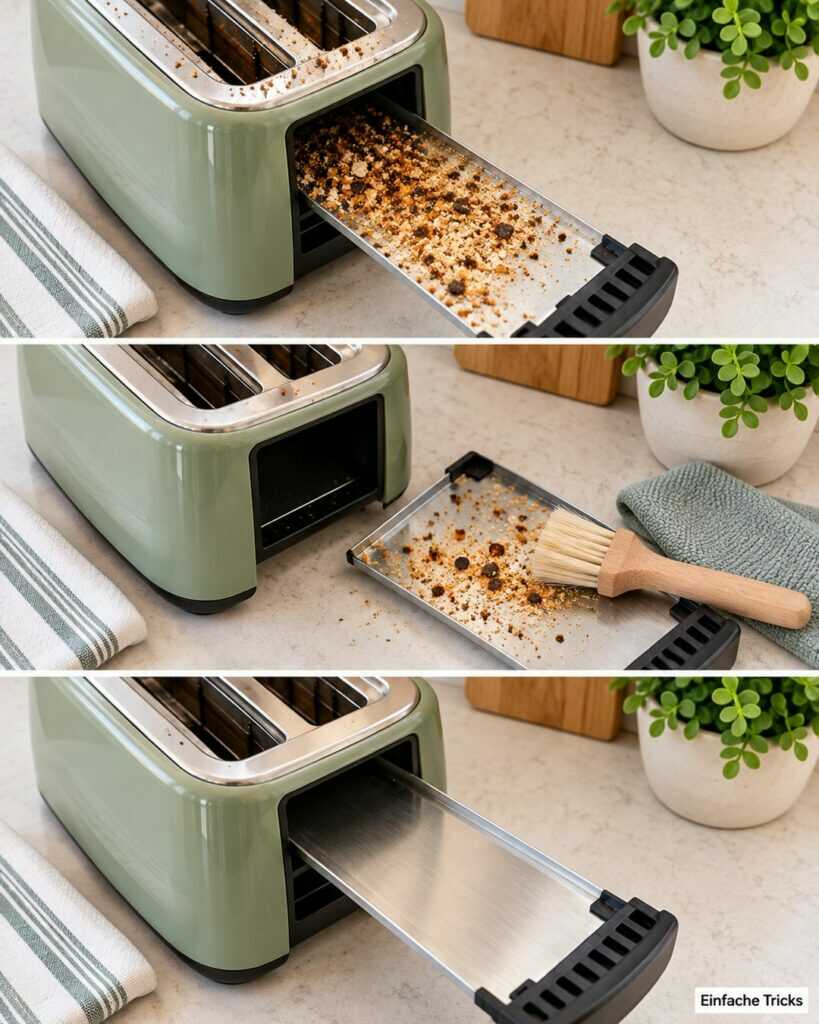 Toaster reinigen: Die kleine Schublade, die viele vergessen – und so wird sie wieder sauber
