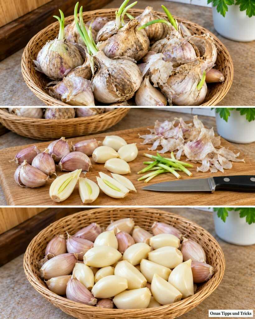 Knoblauch treibt aus? So rettest du gute Zehen und vermeidest unnötigen Abfall