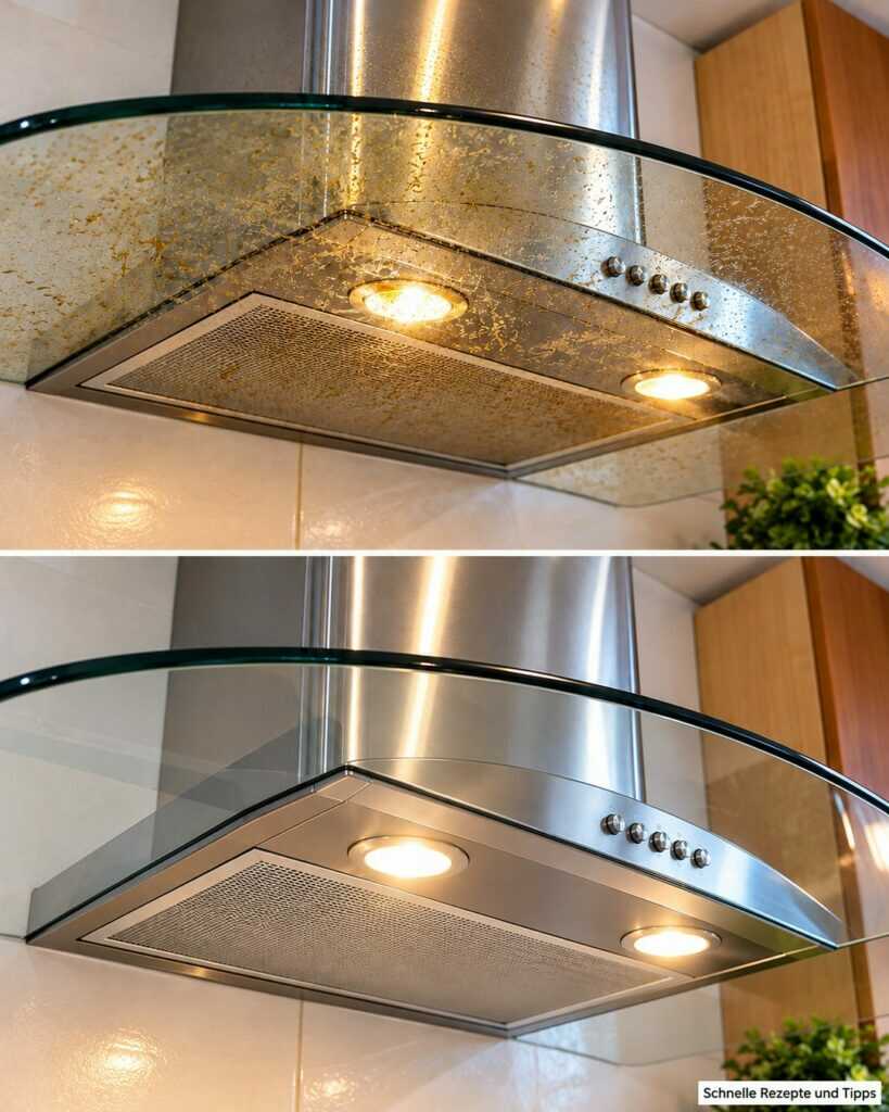 Fettige Dunstabzugshaube? So werden Glas, Edelstahl und Filter wieder sauber