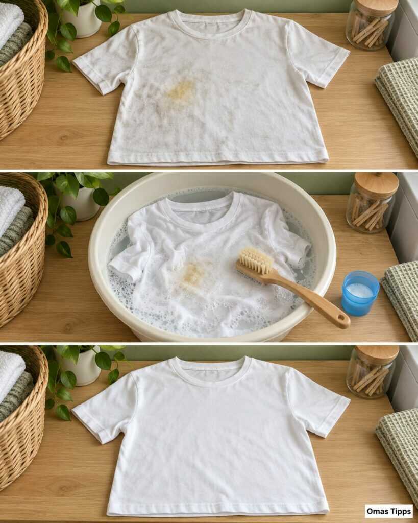 Weiße T-Shirts vergraut oder fleckig? So wird deine Wäsche wieder sauber und bleibt länger weiß