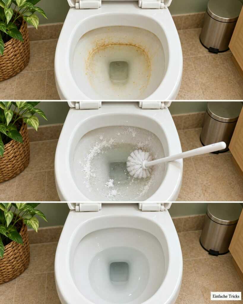 Gelbe Ränder in der Toilette? So wird die Schüssel wieder sauber – ohne endloses Schrubben