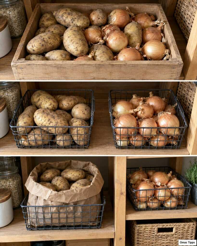 Kartoffeln und Zwiebeln richtig lagern: Dieser einfache Vorratsfehler lässt sich sofort vermeiden