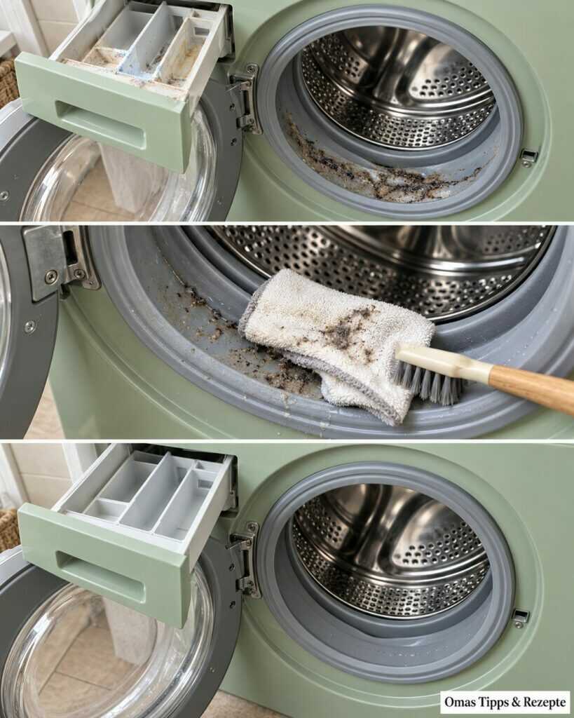 Waschmaschine riecht muffig? Diese oft übersehenen Stellen solltest du zuerst reinigen