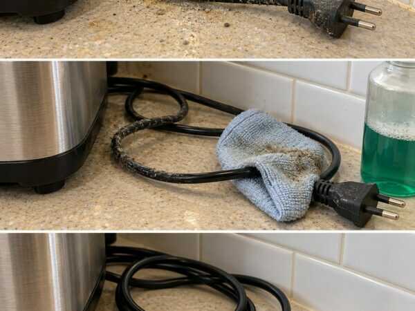 Fett und Staub am Gerätekabel? So reinigst du die vergessene Ecke hinter deinen Küchengeräten