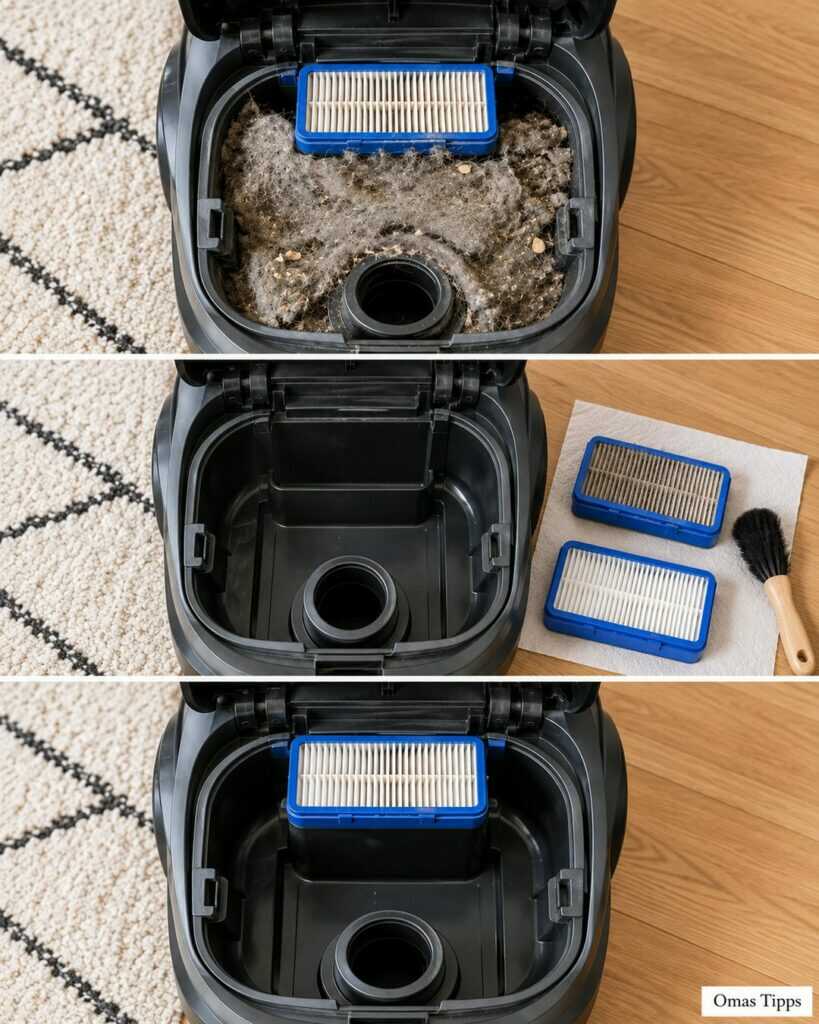 Staubsauger saugt kaum noch? Diese oft übersehene Reinigung kann helfen