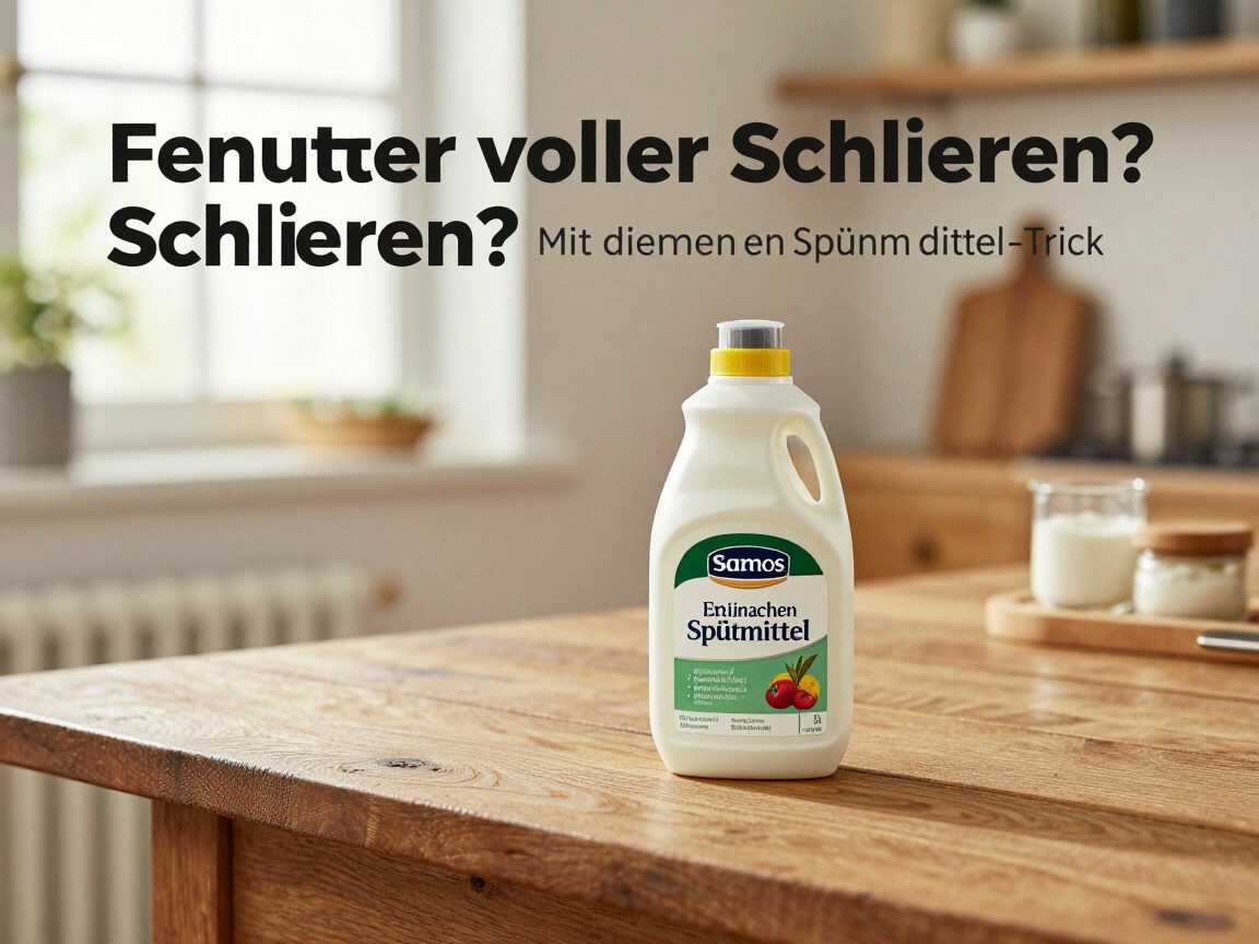 Fenster voller Schlieren? Mit diesem einfachen Spülmittel-Trick wird die Sicht wieder klar