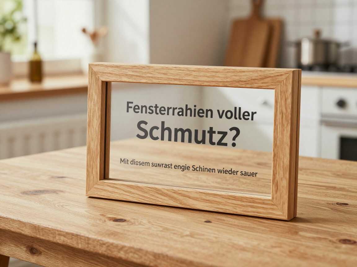 Fensterrahmen voller Schmutz? Mit diesem einfachen Trick werden selbst enge Schienen wieder sauber