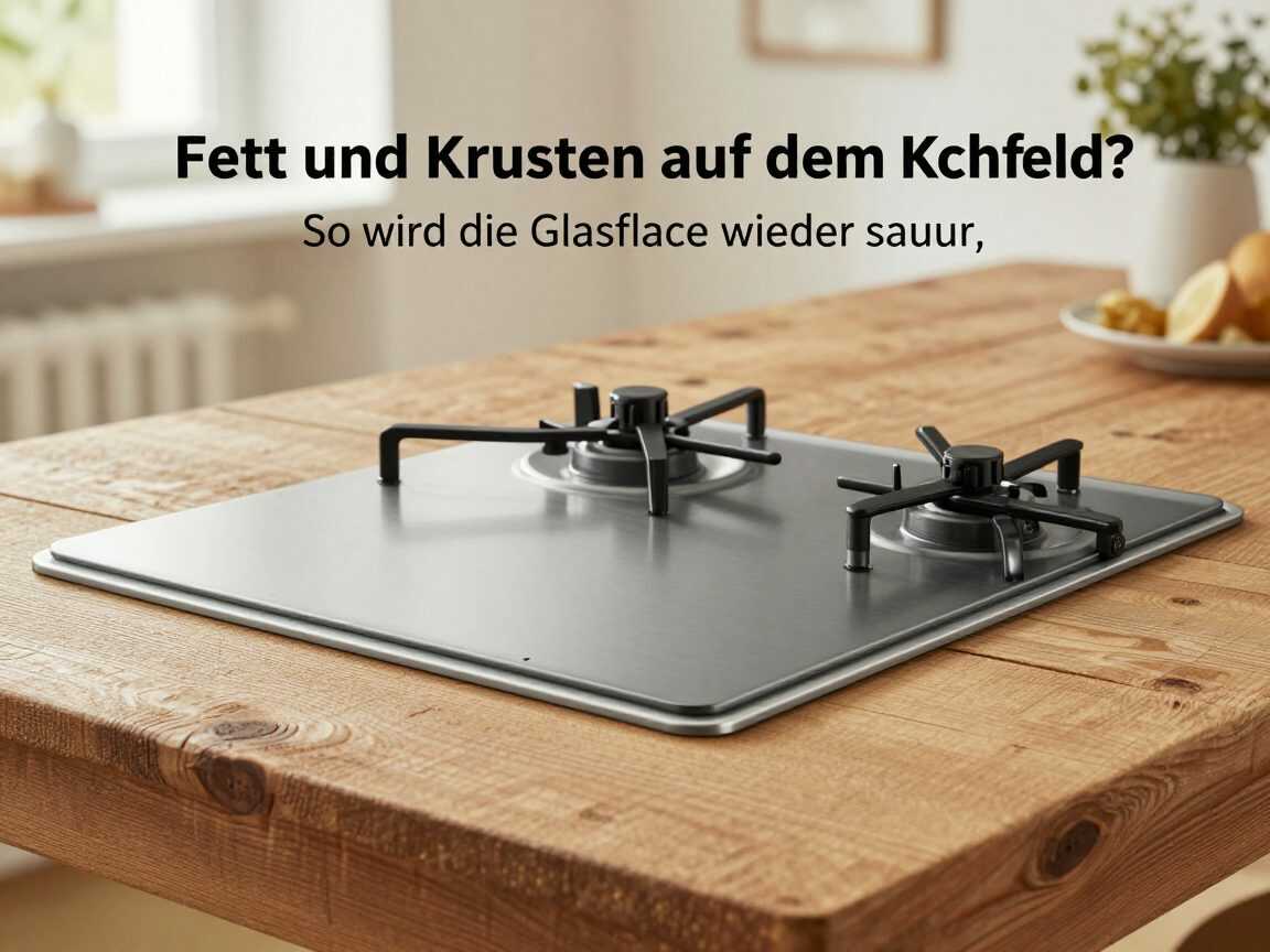 Fett und Krusten auf dem Kochfeld? So wird die Glasfläche wieder sauber, ohne sie zu zerkratzen