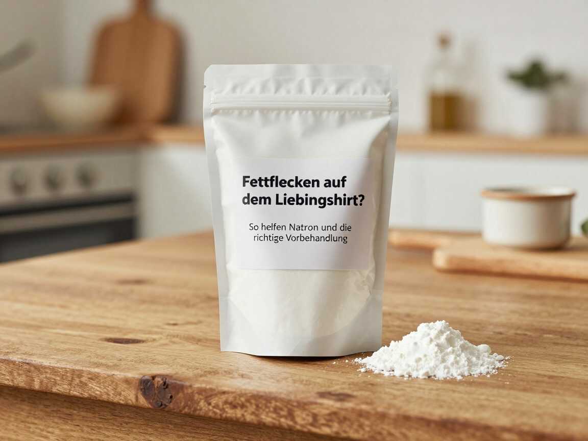 Fettflecken auf dem Lieblingsshirt? So helfen Natron und die richtige Vorbehandlung