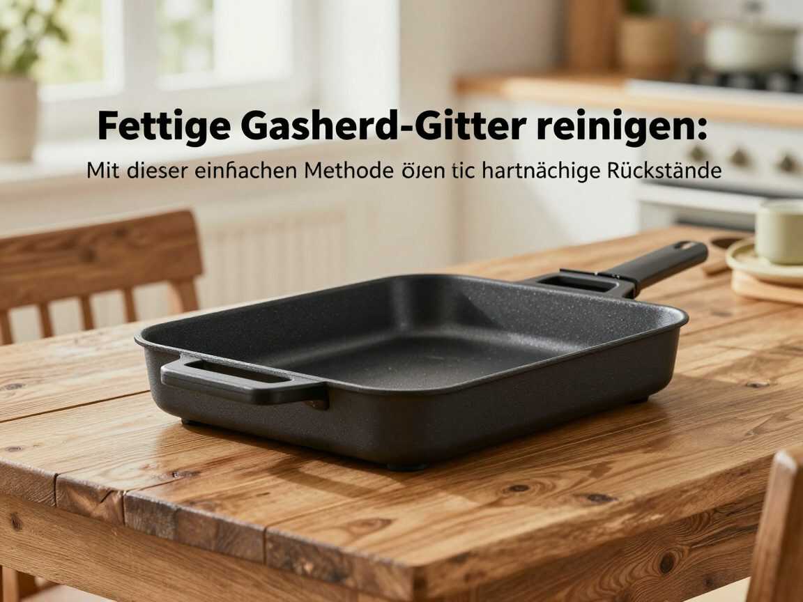 Fettige Gasherd-Gitter reinigen: Mit dieser einfachen Methode lösen sich hartnäckige Rückstände