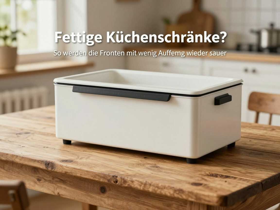 Fettige Küchenschränke? So werden die Fronten mit wenig Aufwand wieder sauber