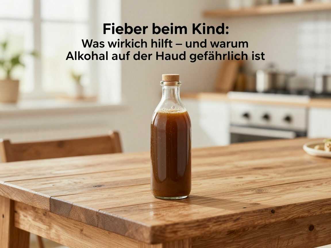 Fieber beim Kind: Was wirklich hilft – und warum Alkohol auf der Haut gefährlich ist