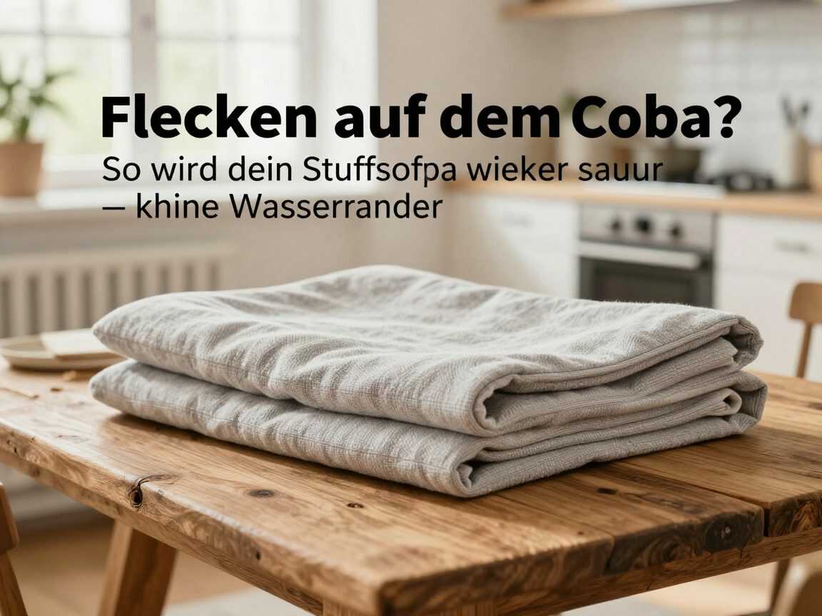 Flecken auf dem Sofa? So wird dein Stoffsofa wieder sauber – ohne Wasserränder