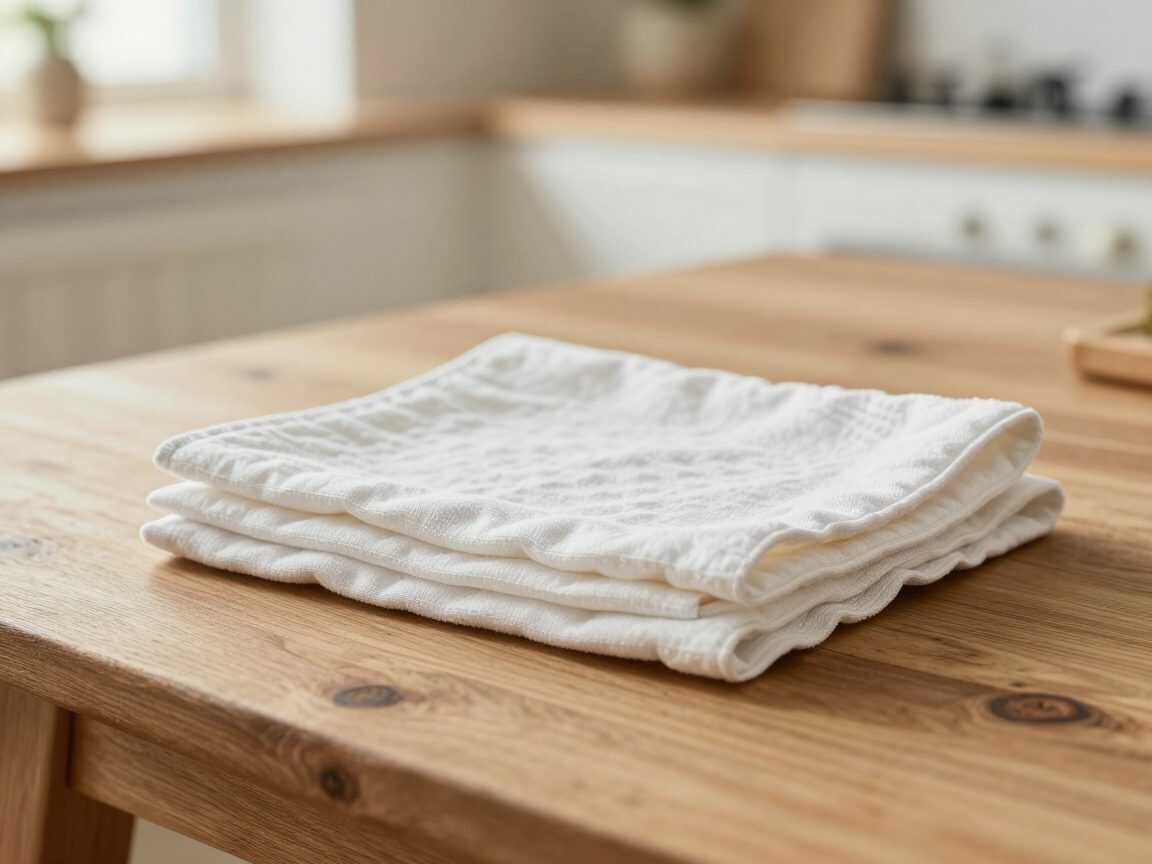 Fleckige Geschirrtücher? So werden sie mit Natron und der richtigen Wäsche wieder frisch