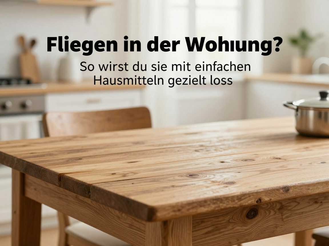 Fliegen in der Wohnung? So wirst du sie mit einfachen Hausmitteln gezielt los