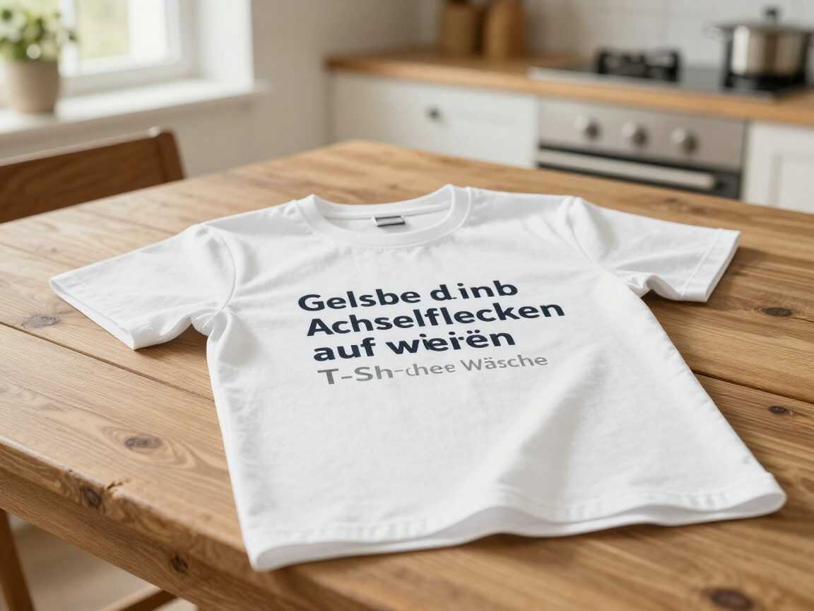 Gelbe Achselflecken auf weißen T-Shirts? So wird deine Wäsche wieder frischer