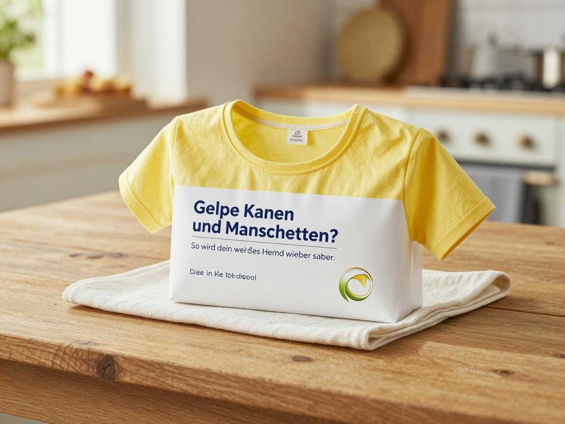 Gelbe Kragen und Manschetten? So wird dein weißes Hemd wieder sauber