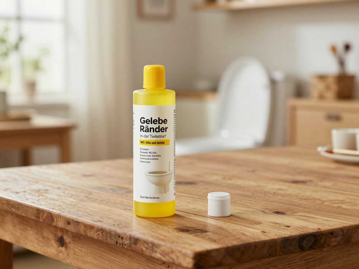 Gelbe Ränder in der Toilette? So werden Keramik, WC-Sitz und Scharniere wieder sauber