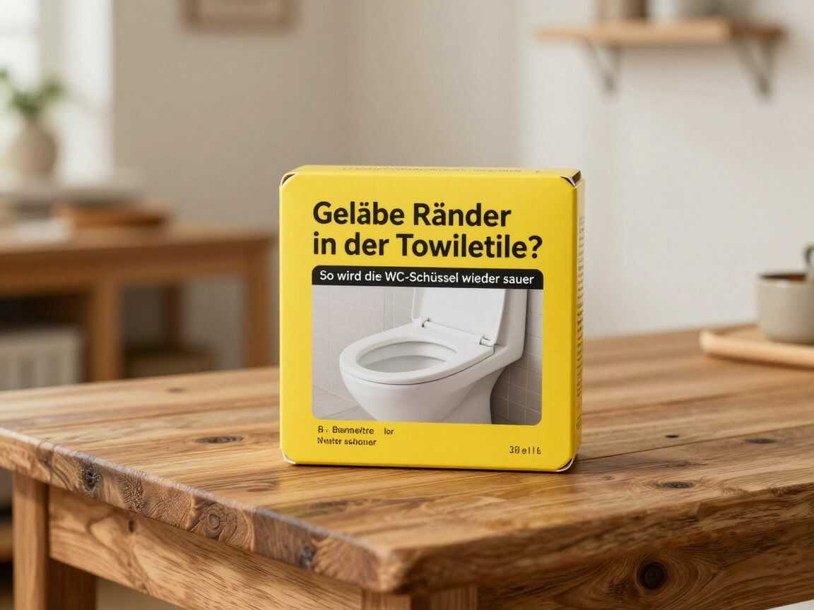 Gelbe Ränder in der Toilette? So wird die WC-Schüssel wieder sauber