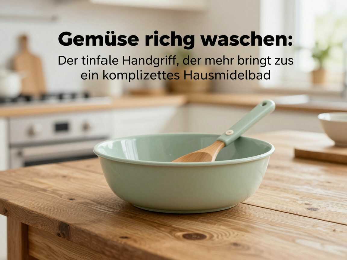 Gemüse richtig waschen: Der einfache Handgriff, der mehr bringt als ein kompliziertes Hausmittelbad