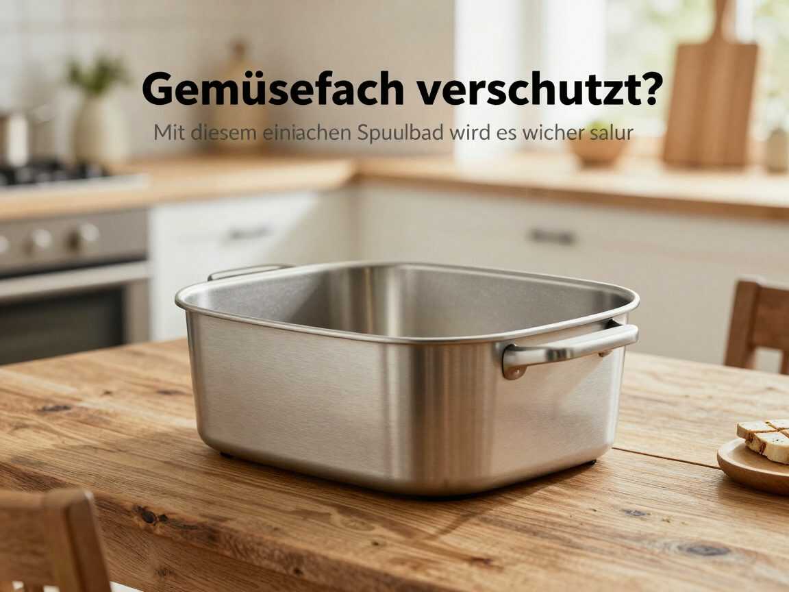 Gemüsefach verschmutzt? Mit diesem einfachen Spülbad wird es wieder sauber