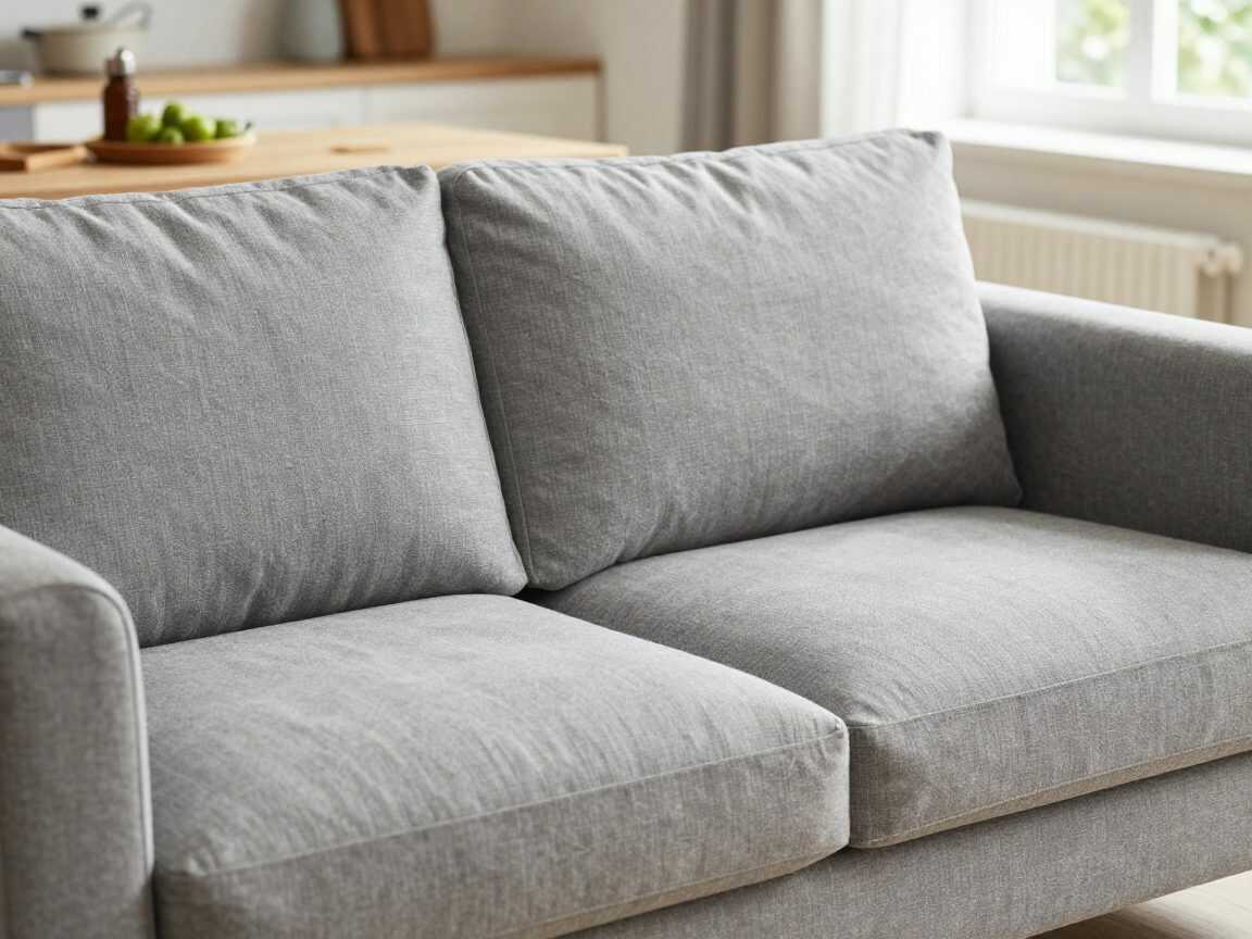 Graue Armlehnen, fleckige Sitzfläche? So wird dein Stoffsofa wieder sauber