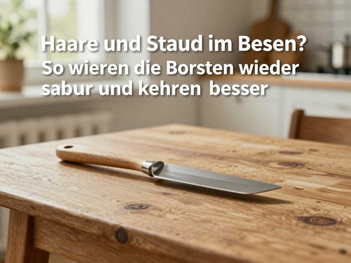 Haare und Staub im Besen? So werden die Borsten wieder sauber und kehren besser