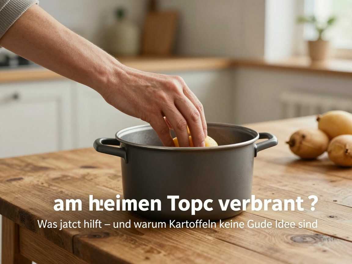 Hand am heißen Topf verbrannt? Was jetzt hilft – und warum Kartoffeln keine gute Idee sind