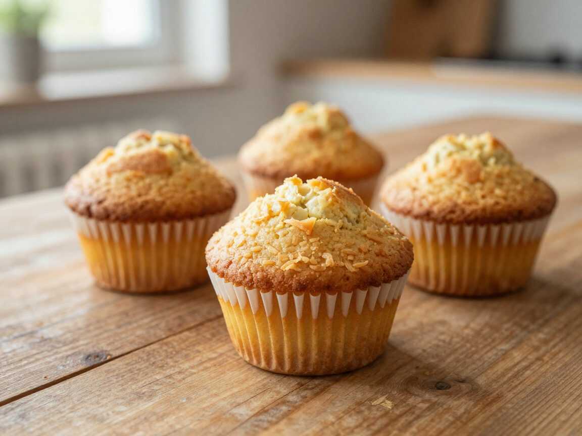 Herzhafte Gemüse-Käse-Muffins: außen goldbraun, innen wunderbar saftig