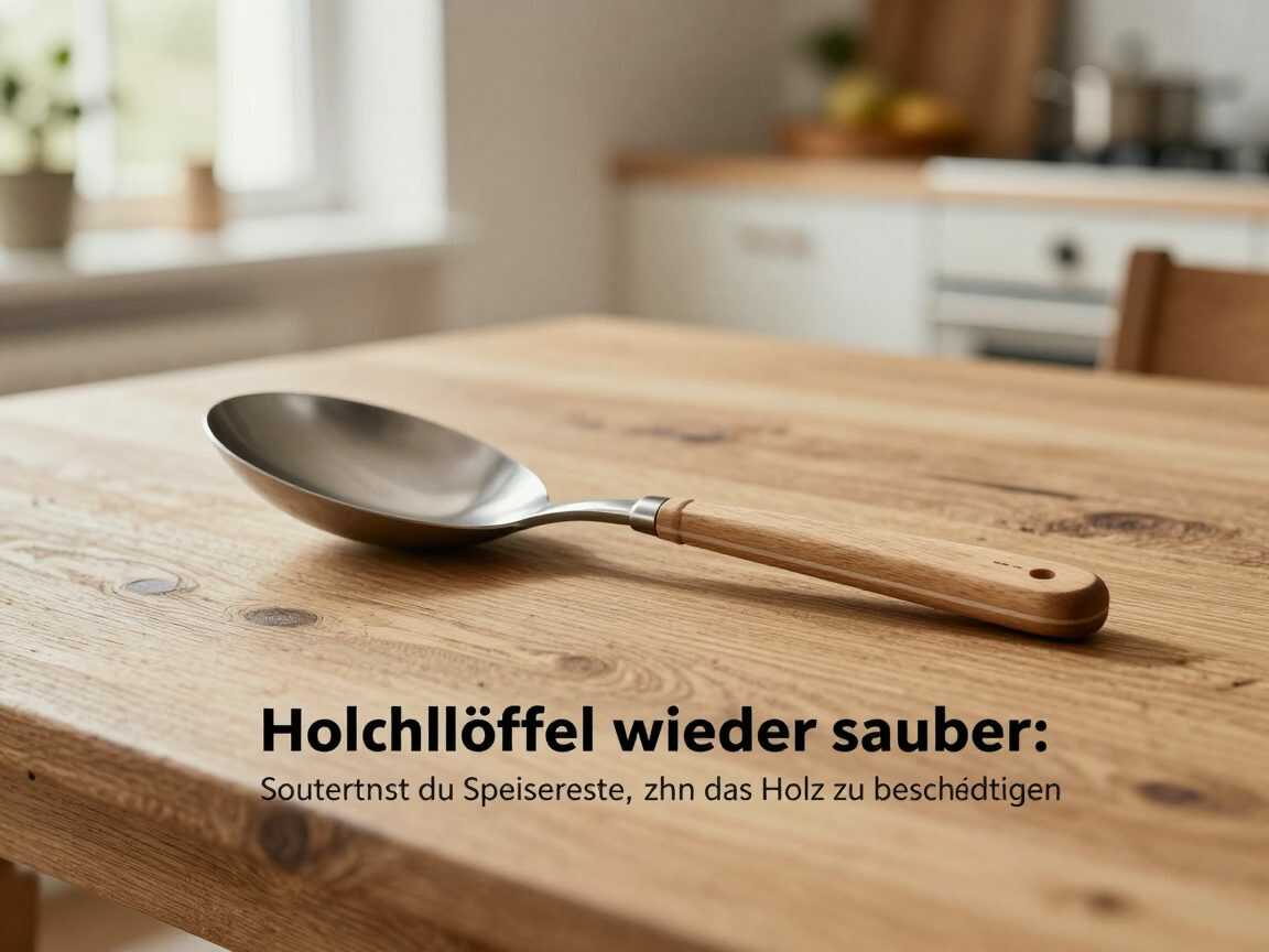 Holzlöffel wieder sauber: So entfernst du Speisereste, ohne das Holz zu beschädigen
