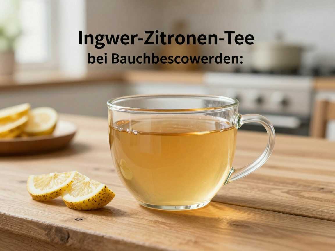 Ingwer-Zitronen-Tee bei Bauchbeschwerden: So bereitest du ihn richtig zu
