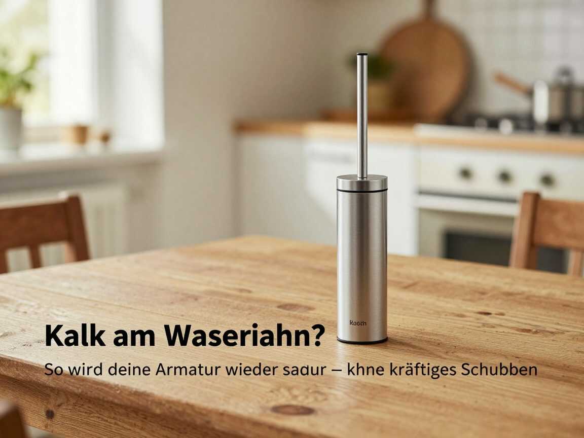 Kalk am Wasserhahn? So wird deine Armatur wieder sauber – ohne kräftiges Schrubben
