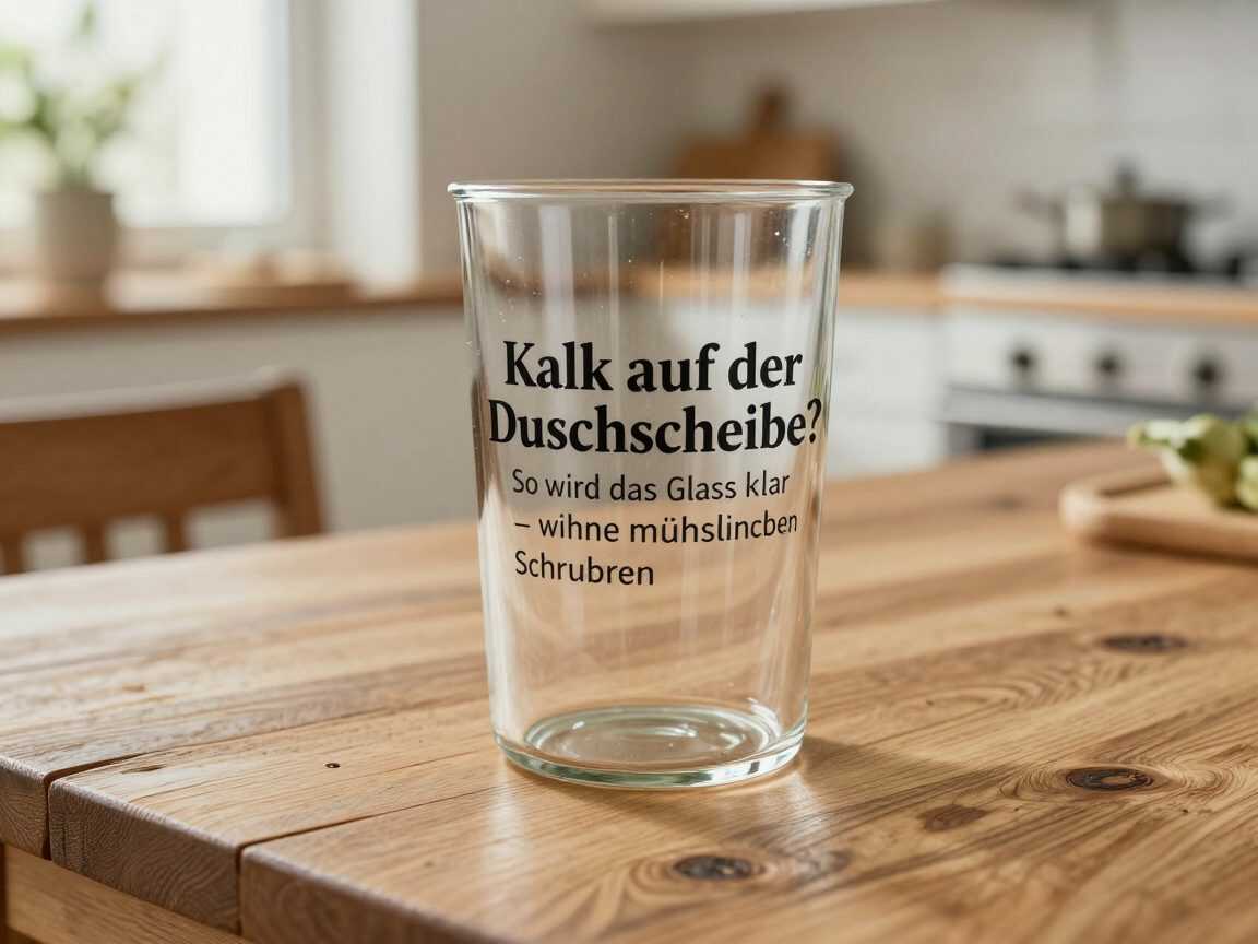 Kalk auf der Duschscheibe? So wird das Glas wieder klar – ohne mühsames Schrubben