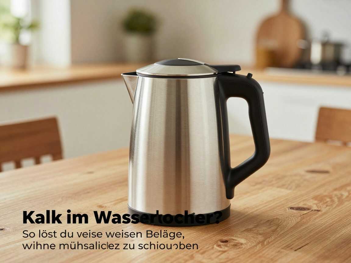 Kalk im Wasserkocher? So löst du die weißen Beläge, ohne mühsam zu schrubben