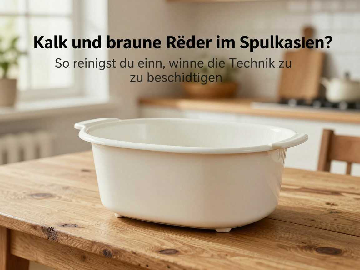 Kalk und braune Ränder im Spülkasten? So reinigst du ihn, ohne die Technik zu beschädigen