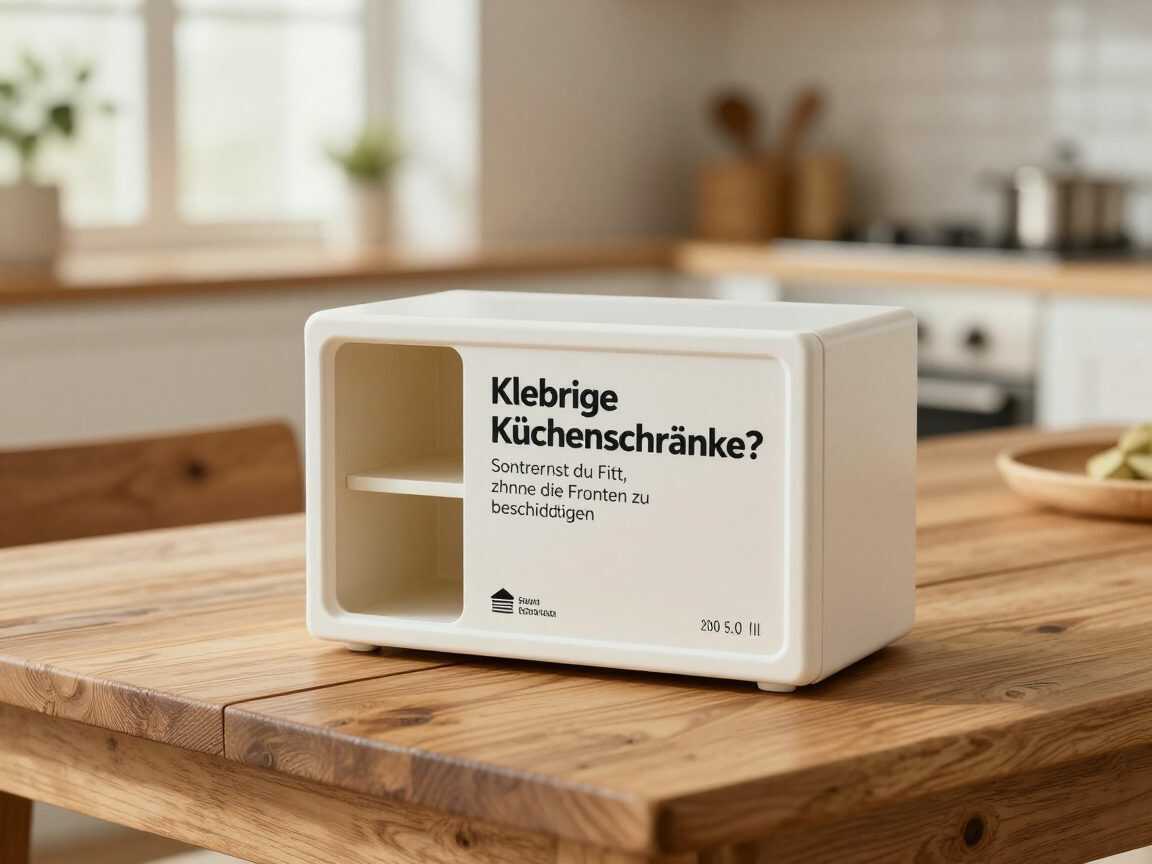 Klebrige Küchenschränke? So entfernst du Fett, ohne die Fronten zu beschädigen