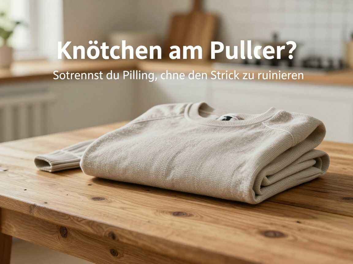 Knötchen am Pullover? So entfernst du Pilling, ohne den Strick zu ruinieren