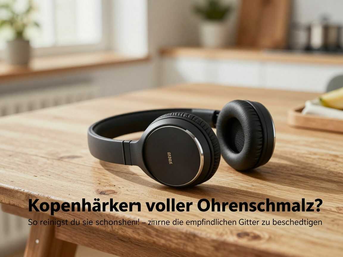 Kopfhörer voller Ohrenschmalz? So reinigst du sie schonend – ohne die empfindlichen Gitter zu beschädigen