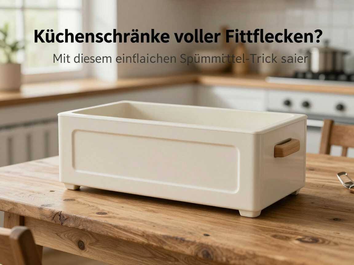Küchenschränke voller Fettflecken? Mit diesem einfachen Spülmittel-Trick werden die Fronten wieder sauber