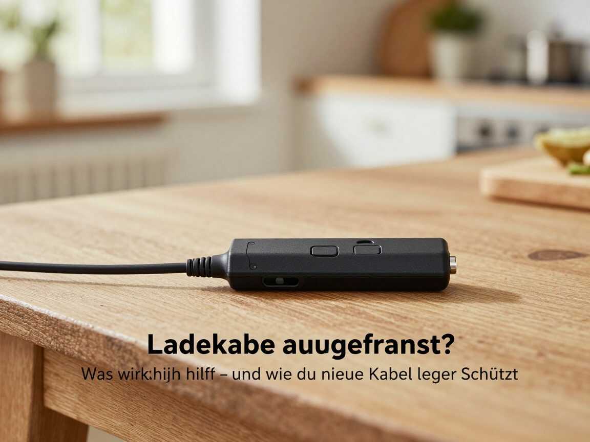Ladekabel ausgefranst? Was wirklich hilft – und wie du neue Kabel länger schützt
