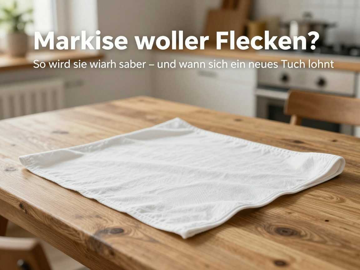 Markise voller Flecken? So wird sie wieder sauber – und wann sich ein neues Tuch lohnt