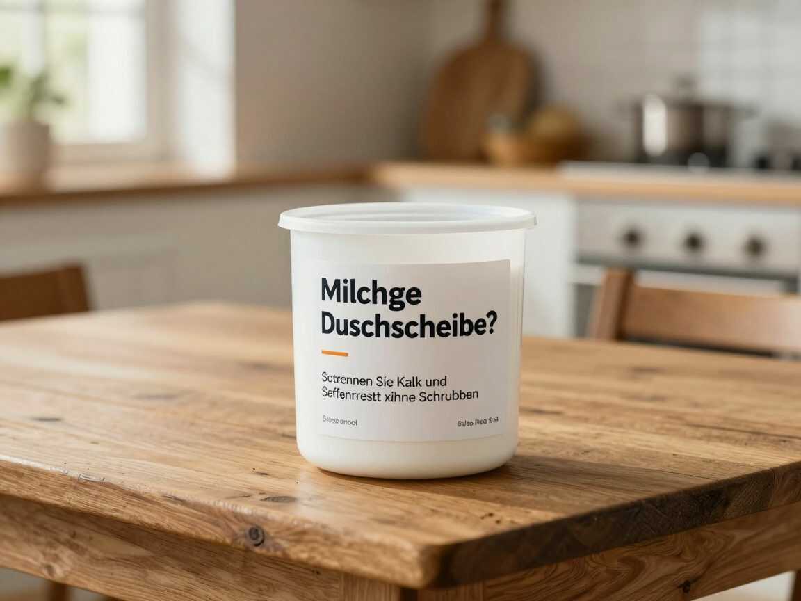 Milchige Duschscheibe? So entfernen Sie Kalk und Seifenreste ohne Schrubben