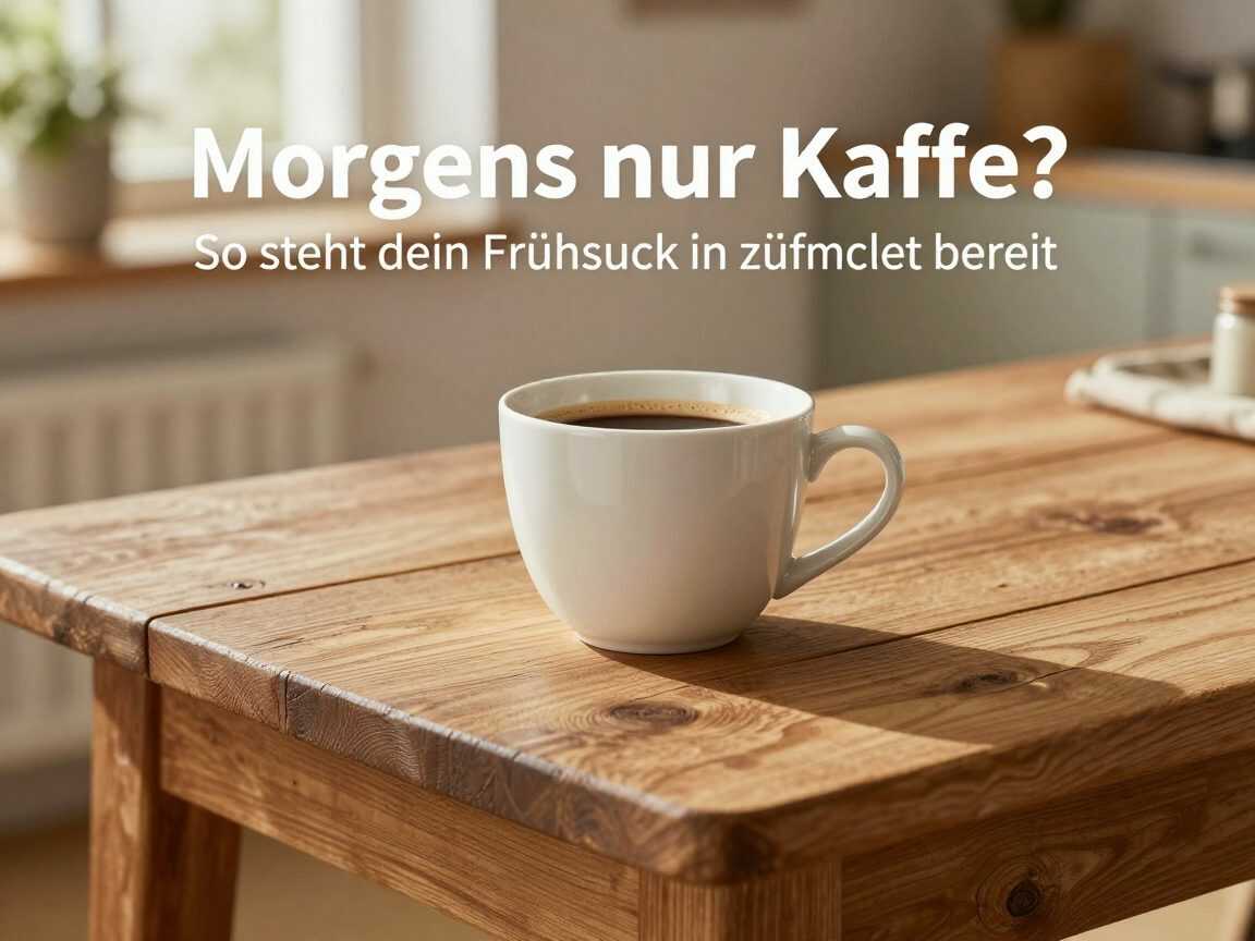 Morgens nur Kaffee? So steht dein Frühstück in fünf Minuten bereit