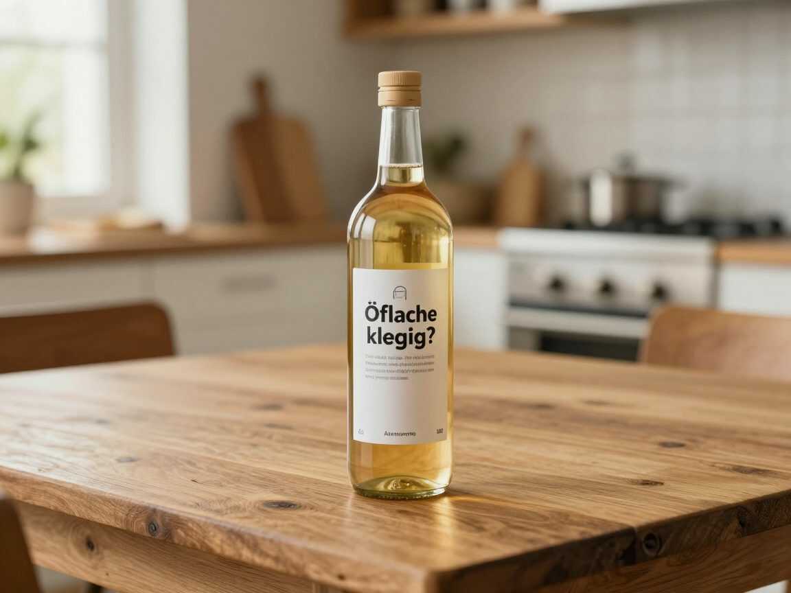 Ölflasche klebrig? So werden Ausgießer und Flaschenhals wieder sauber