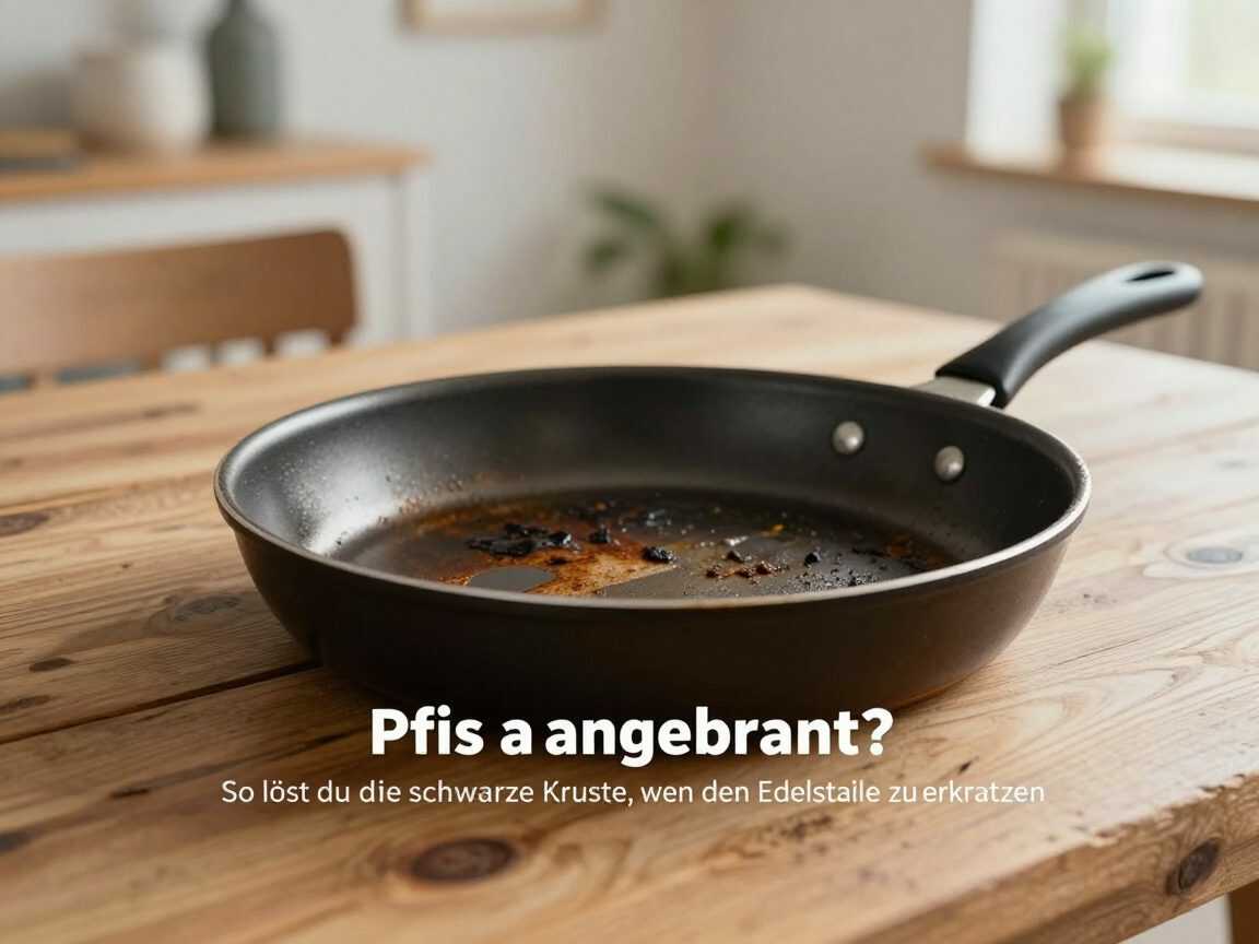 Pfanne angebrannt? So löst du die schwarze Kruste, ohne den Edelstahl zu zerkratzen