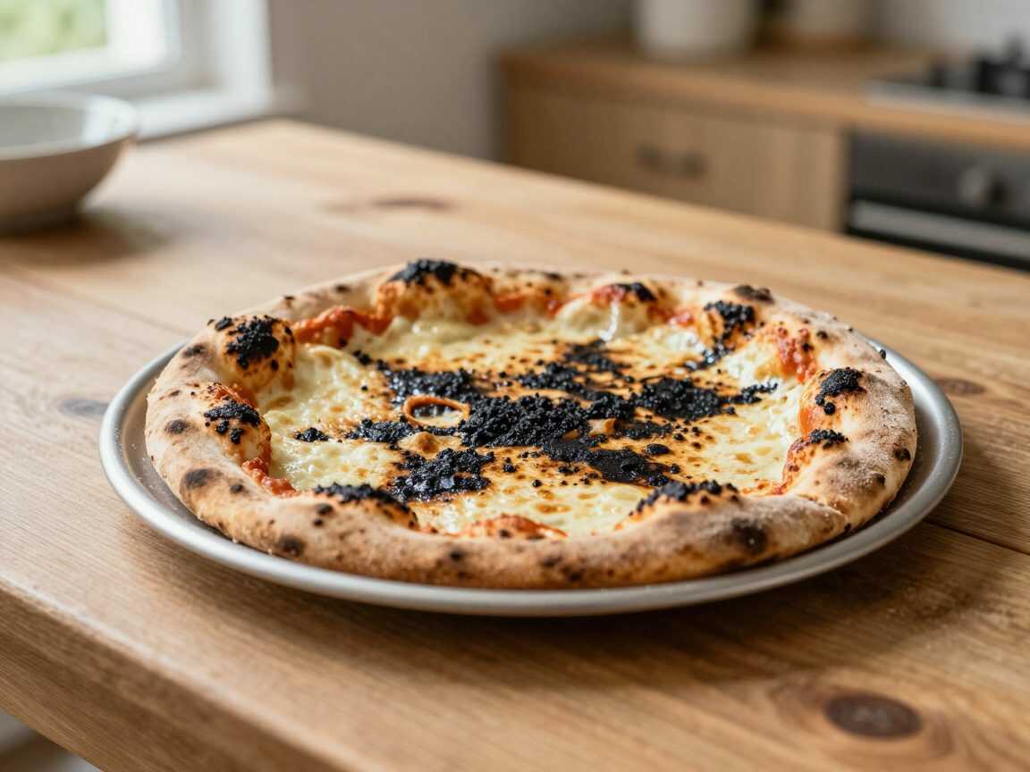 Pizzastein voller schwarzer Krusten? So entfernst du eingebrannte Reste schonend