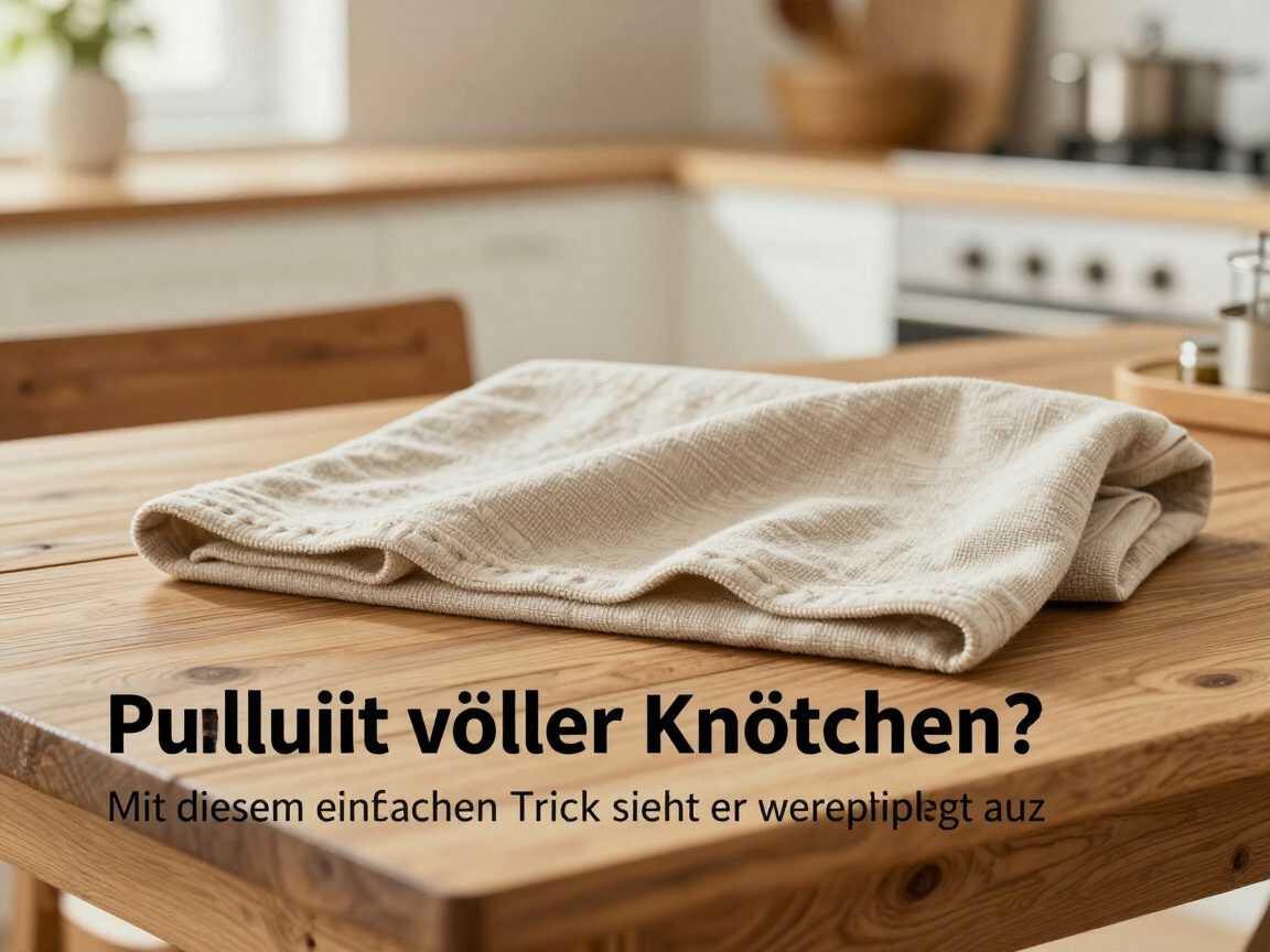 Pulli voller Knötchen? Mit diesem einfachen Trick sieht er wieder gepflegt aus