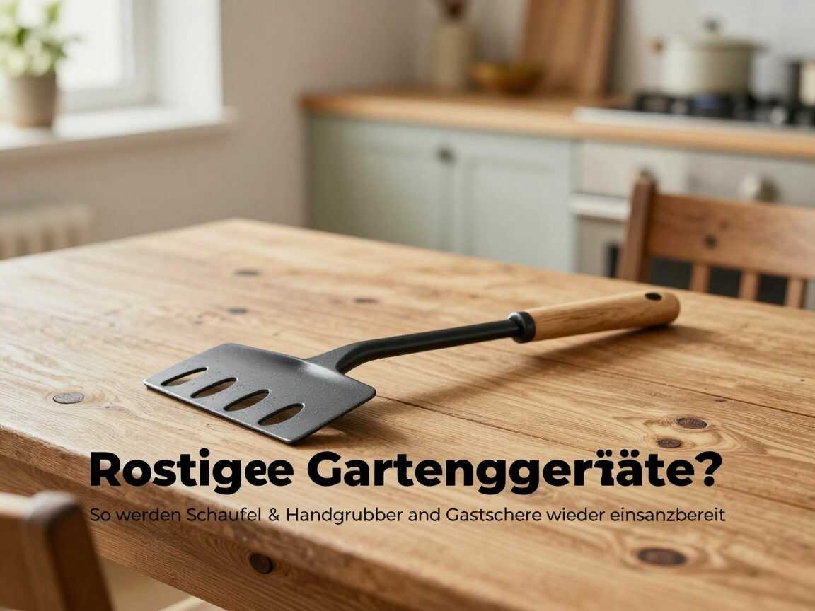 Rostige Gartengeräte? So werden Schaufel, Handgrubber und Gartenschere wieder einsatzbereit