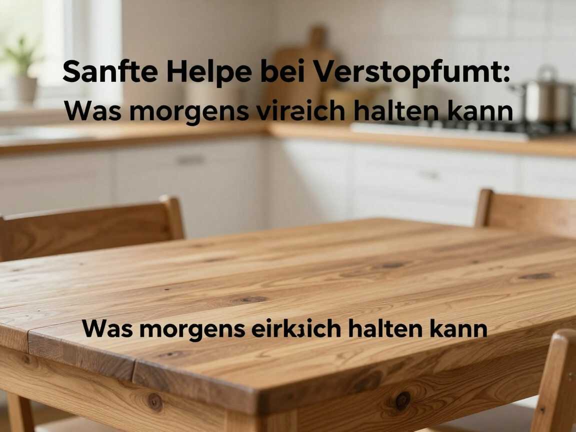 Sanfte Hilfe bei Verstopfung: Was morgens wirklich helfen kann