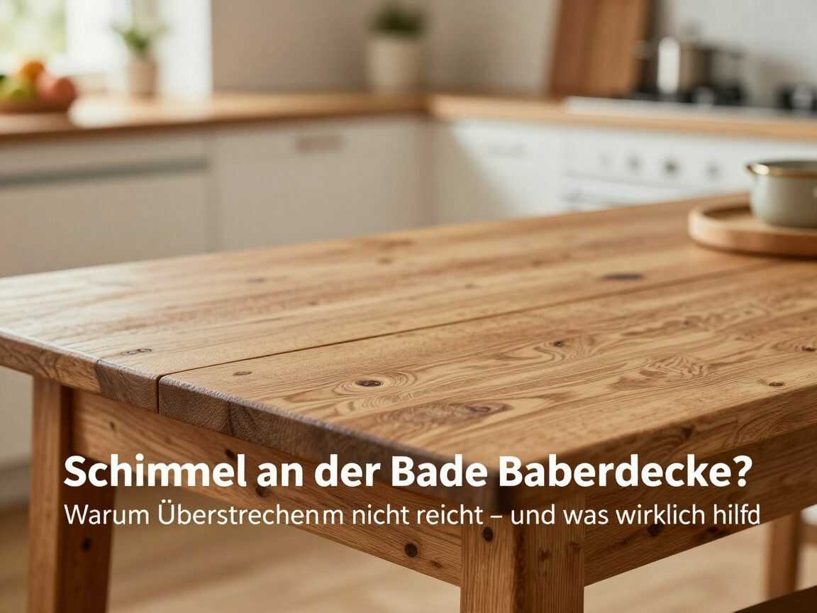 Schimmel an der Badezimmerdecke? Warum Überstreichen nicht reicht – und was wirklich hilft